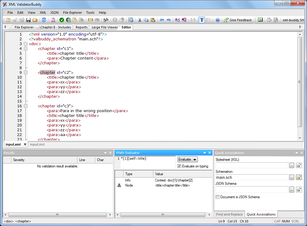 XPath expression for current context