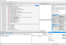 Screenshot XML Editors mit der Bearbeitung einer großen XML Datei
