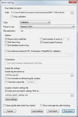 batch settings dialog