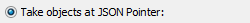 2. Take objects at  JSON pointer